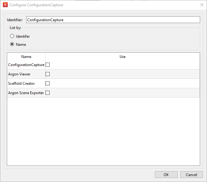 Step configure dialog