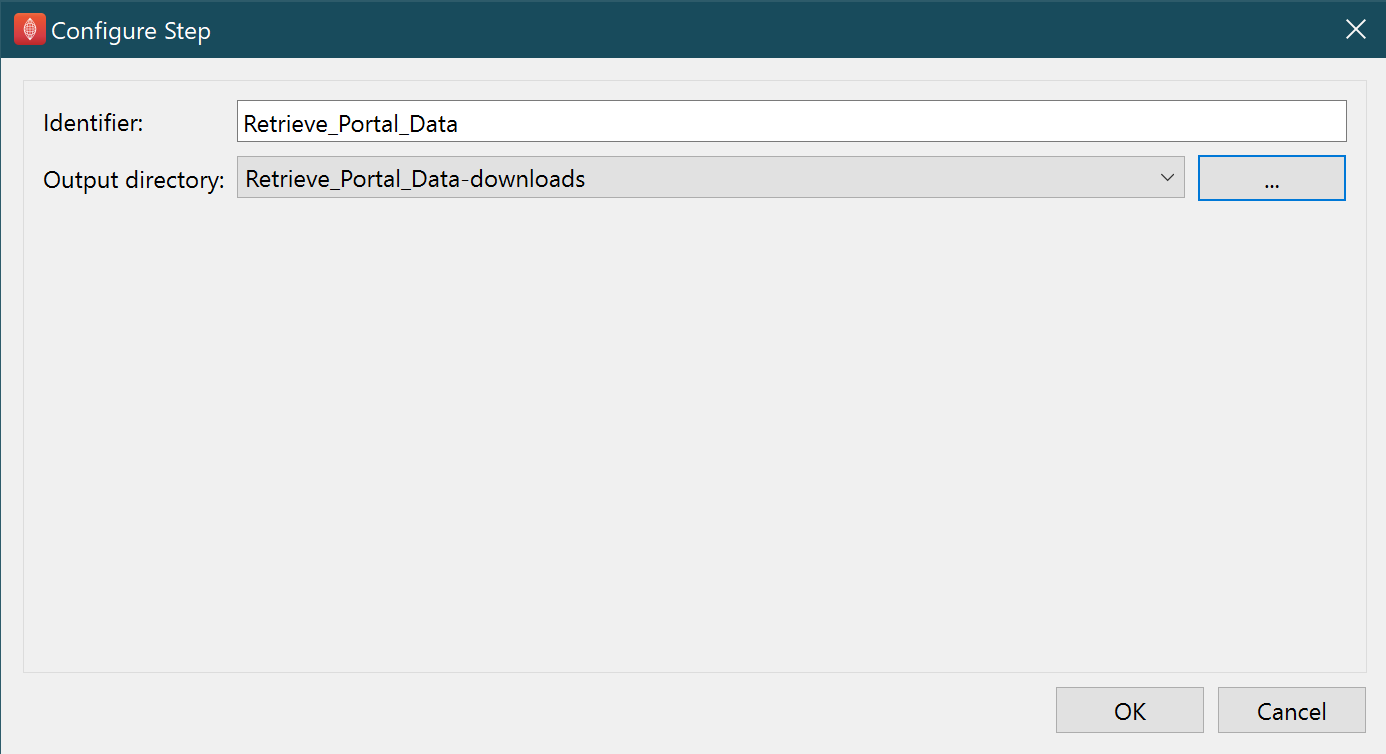 Step configure dialog