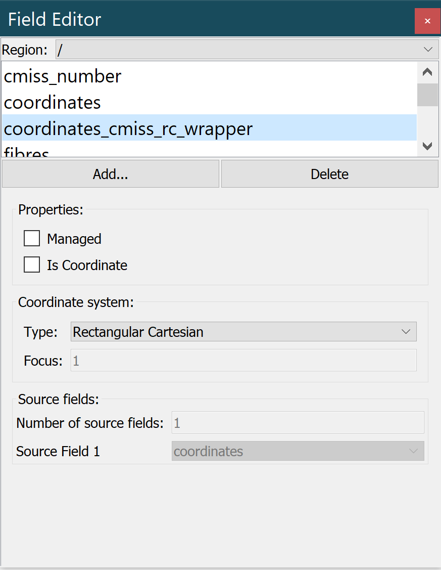 Field editor widget.