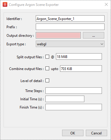 Step configure dialog