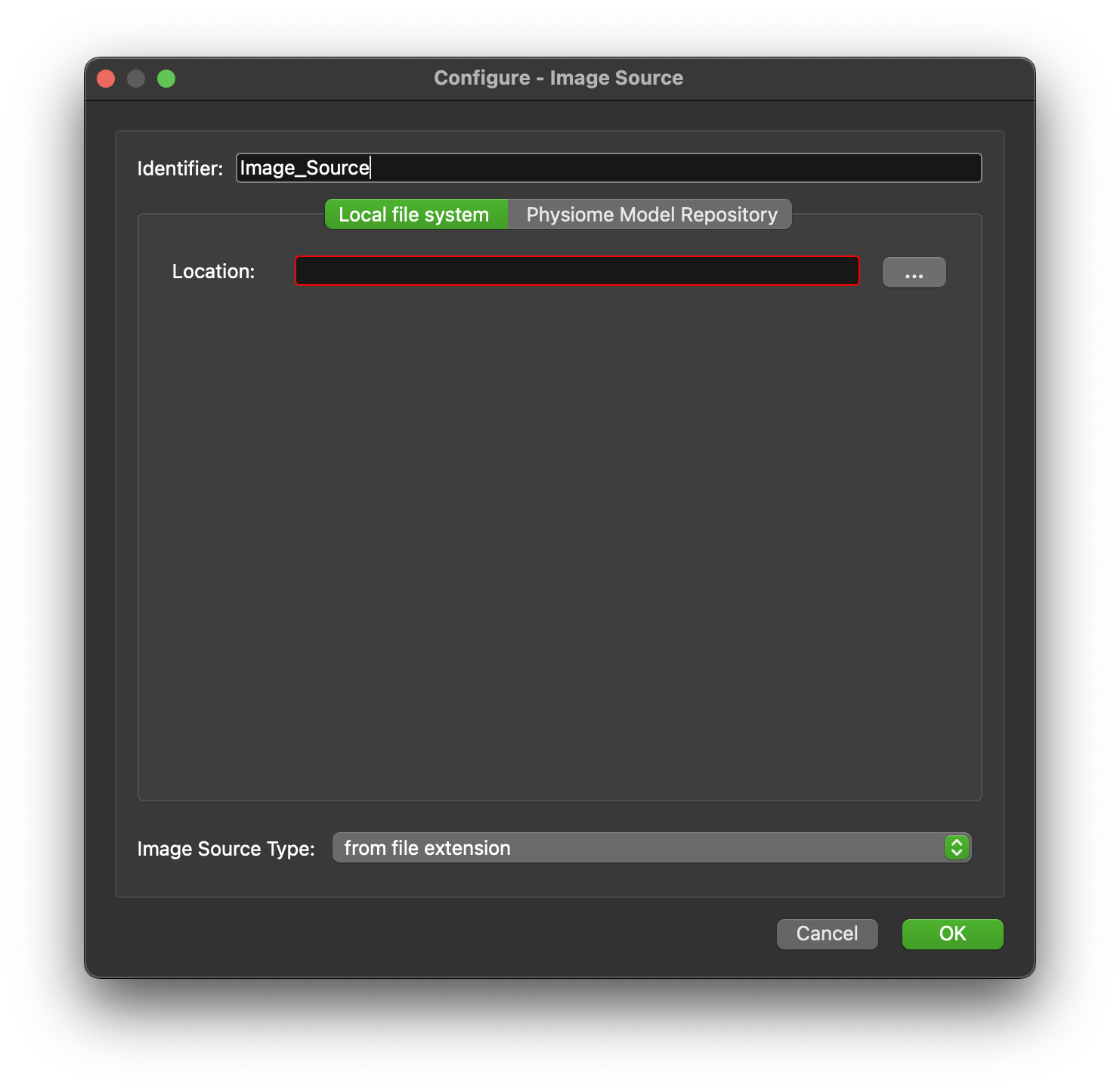 Step configure dialog